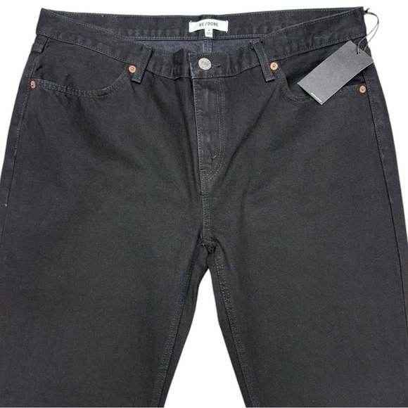 RE/DONE 70s Bell Bottom Jeans in Black Size 32 NWT, Mid Rise Flare Jeans - Picture 6 of 15